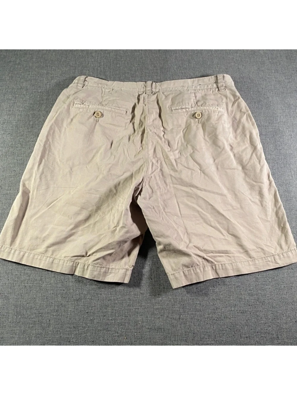 Light Beige Women’s Flat Front Shorts
